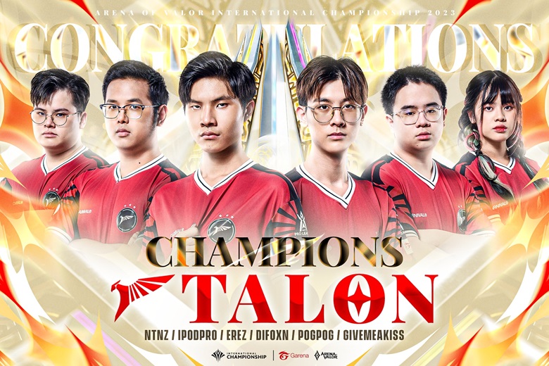 Talon upstream before Valencia CF Esports, won the AIC Championship 2023 - Photo 1