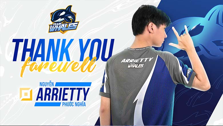 Team Whales farewell gunner Arriety - Photo 1
