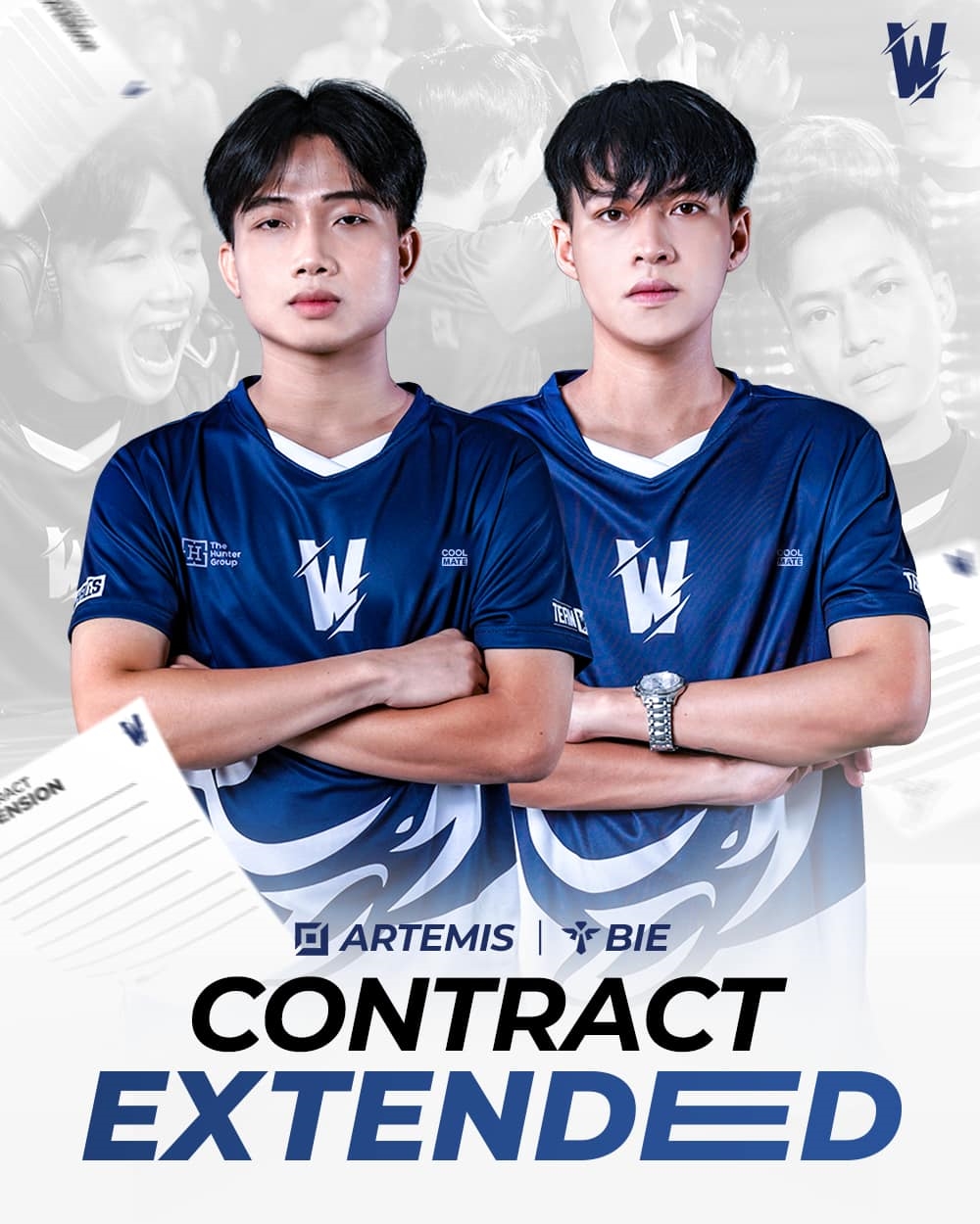Team Whales renews the contract with the bottom duo - Photo 1