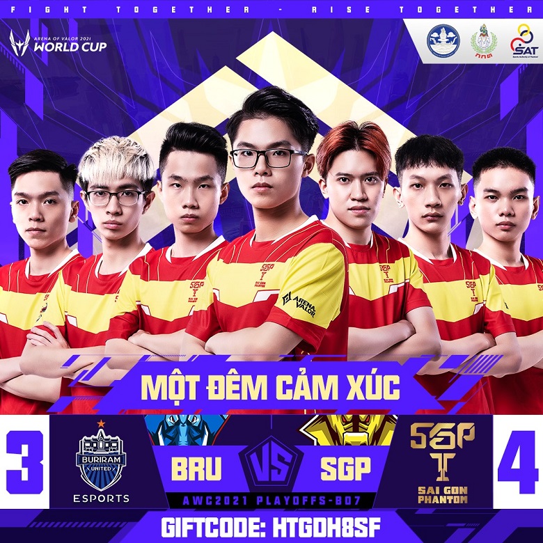 The quarterfinal results of the AWC 2021: The choking victory of Saigon Phantom and Mad - Photo 2