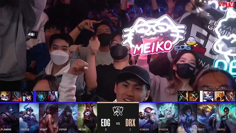 DRX vs EDG results game 5: Marketing Worlds 2022 - Photo 1
