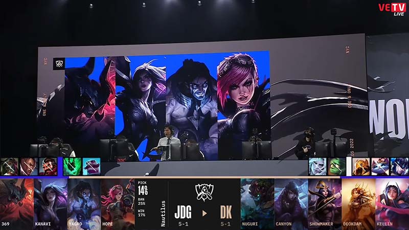 Results tie -break JDG vs DK: Worlds 2022 Group stage 6 - Photo 1