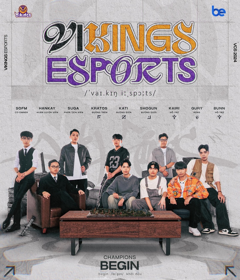 Vikings Esports closed the squad to attend the VCS Spring 2024 - Photo 1