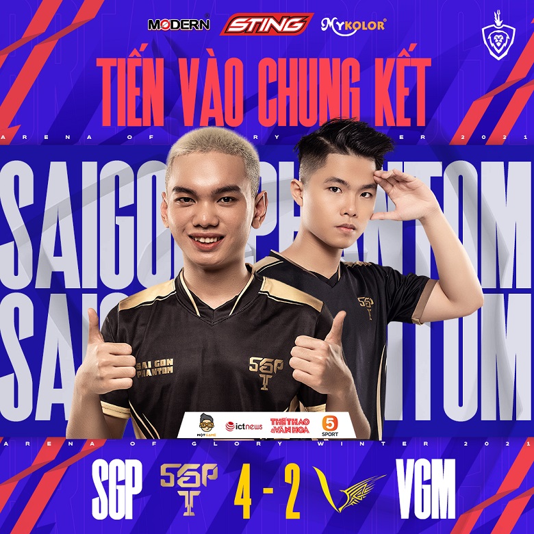 Winter ĐTDV 2021: Saigon Phantom upstream V Gaming, win tickets to the final - Photo 2