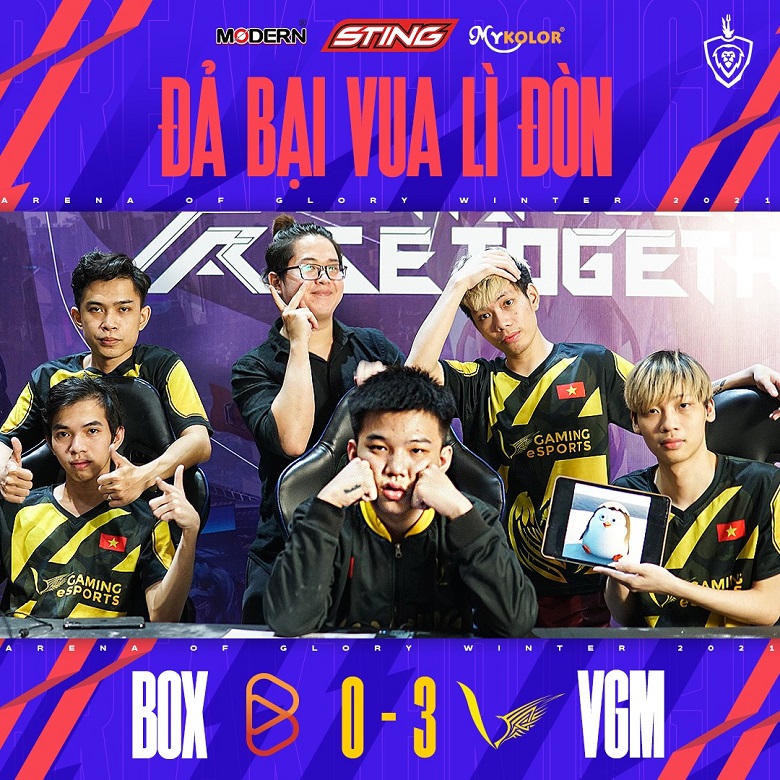 Winter DV 2021: V Gaming brakes Box Gaming 3-0, recaptures the second place - Photo 1