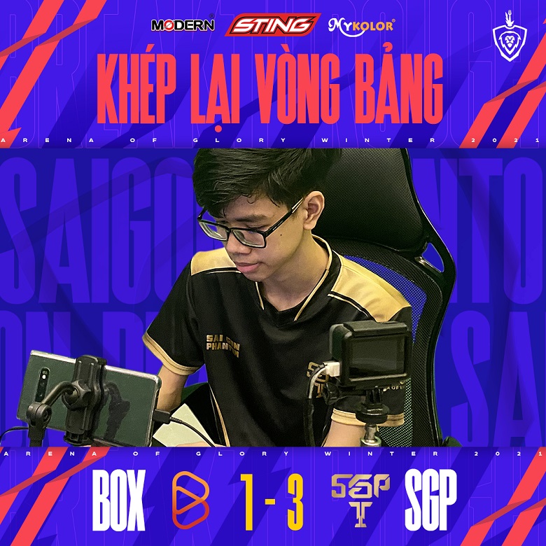 Winter ĐTDV 2021: Box Gaming 'Comedy' still cuts 3-0 of Saigon Phantom - Photo 1