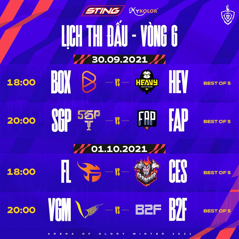 Winter Telvana Schedule 2021 Week 4: Box Gaming vs Saigon Phantom, Team Flash vs Cerberus - Photo 2