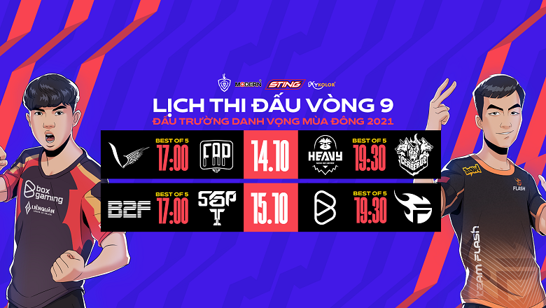 Winter Telvana Schedule 2021 Week 6: Box Gaming vs Team Flash, Team Flash vs Saigon Phantom - Photo 1
