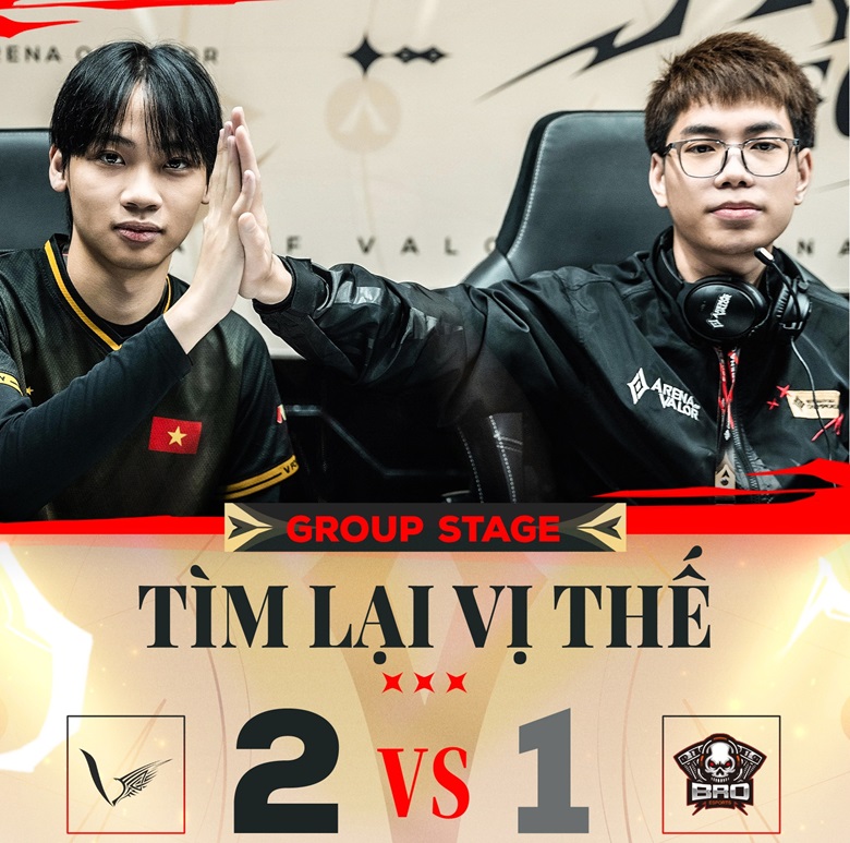 AIC 2023: V Gaming shows his bravery against Bikibria Esports, winning the first match - Photo 1