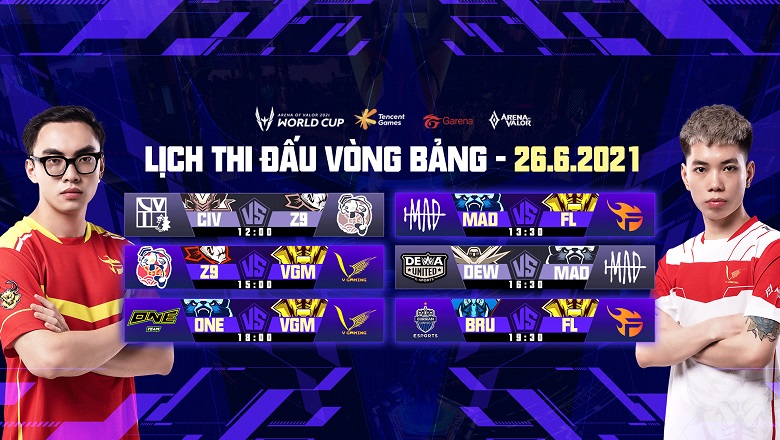 Live AWC 2021, the group stage on June 26: Team Flash confronts Mad and Buriram - Photo 1