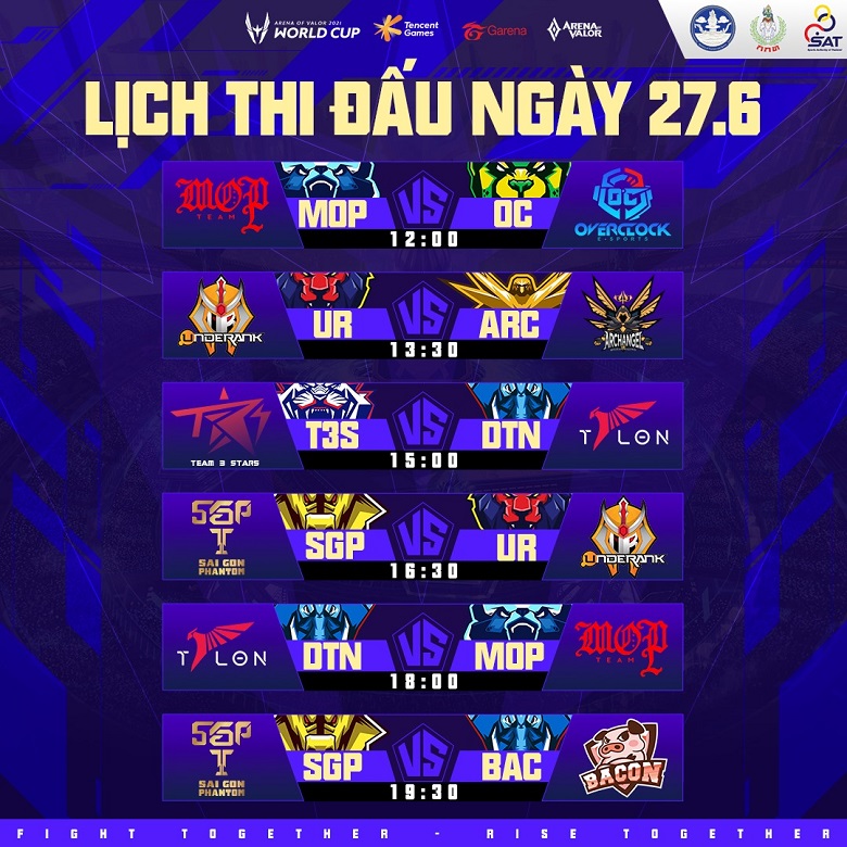 Live calendar AWC 2021 in the final group stage: Saigon Phantom Painting with Bacon Time - Photo 1