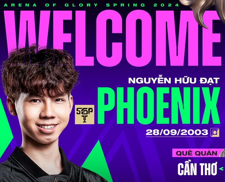 Saigon Phantom announced a rookie at the position of the gunner before the Spring DV 2024 - Photo 1